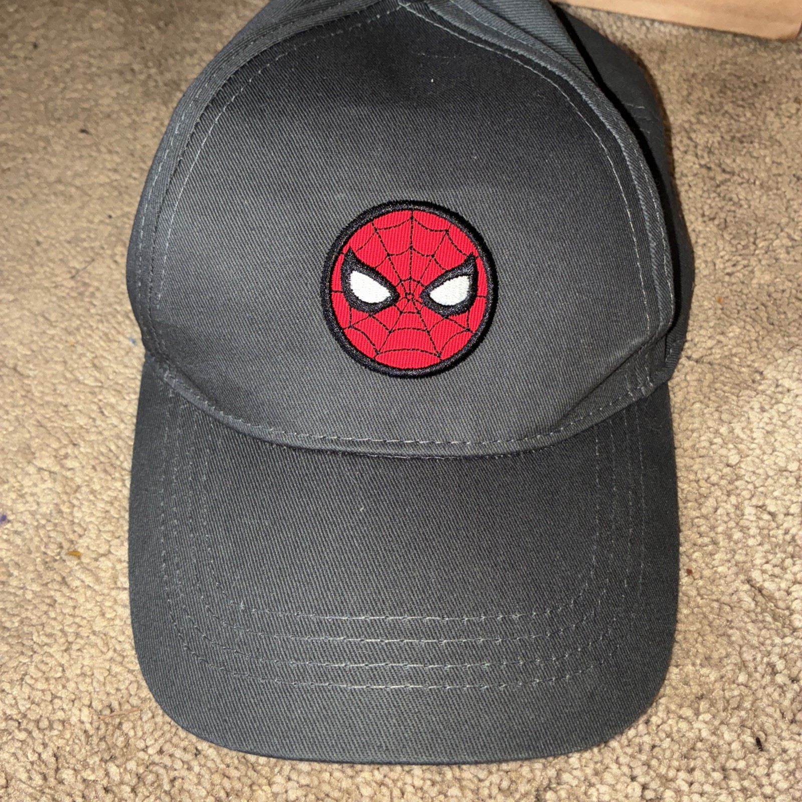 Marvel  Spider-Man Kids Hat With Adjustable Strap- New