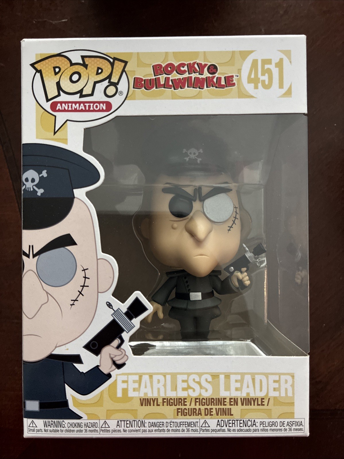 THE ADVENTURES OF ROCKY & BULLWINKLE Funko Pop Lot Full Set #447- #451 THE ADVENTURES OF ROCKY & BULLWINKLE Funko Pop Lot Full Set #447- #451