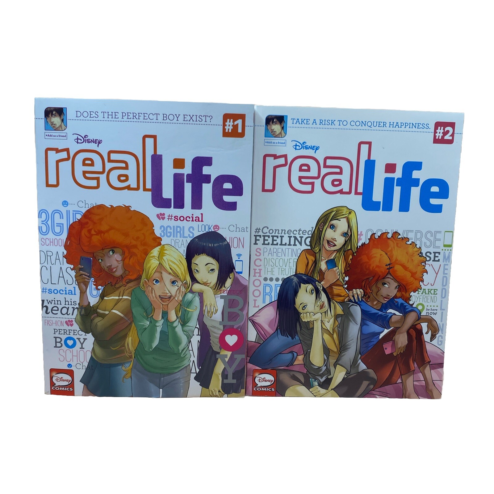 Real Life: Volumes 1 & 2 • Manga • Disney Comics / Yen Press • New