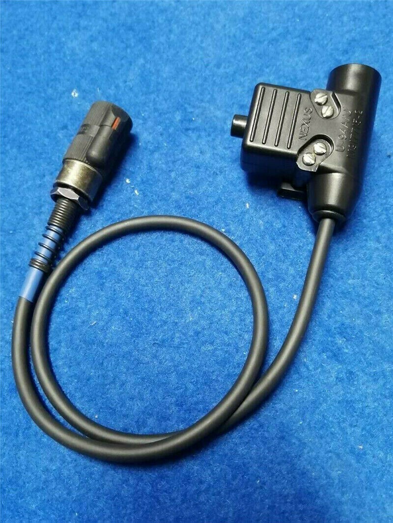 US PELTOR Black Connector U94/TCA-U94 PTT Adapter for PRC148 152 MBITR Radio