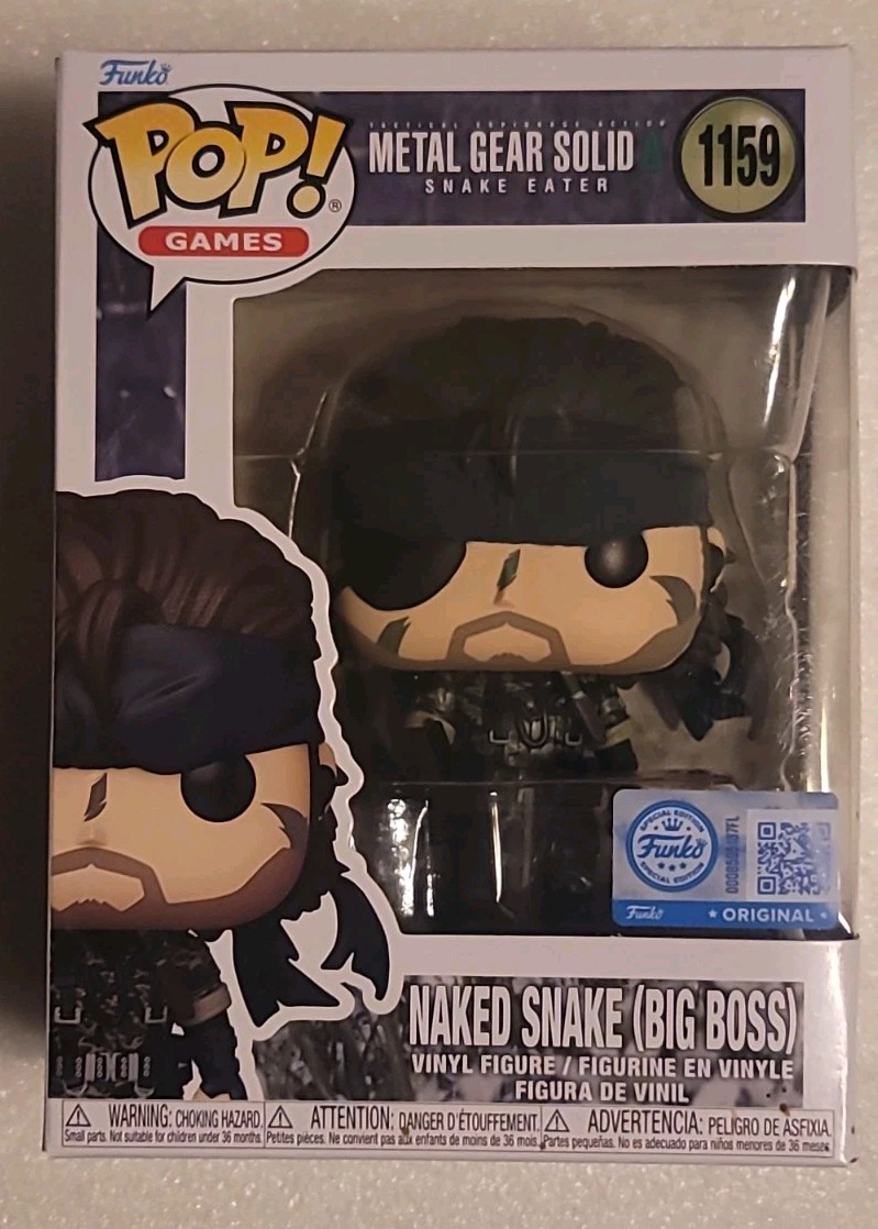 Funko Pop Vinyl: Metal Gear - Naked Snake (Big Boss) - GameStop Exclusive #1159 Funko Pop Vinyl: Metal Gear - Naked Snake (Big Boss) - GameStop Exclusive #1159