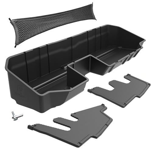 Tyger Auto Rear Under Seat Storage Box Compatible with 2019-2025 Chevy Silverado