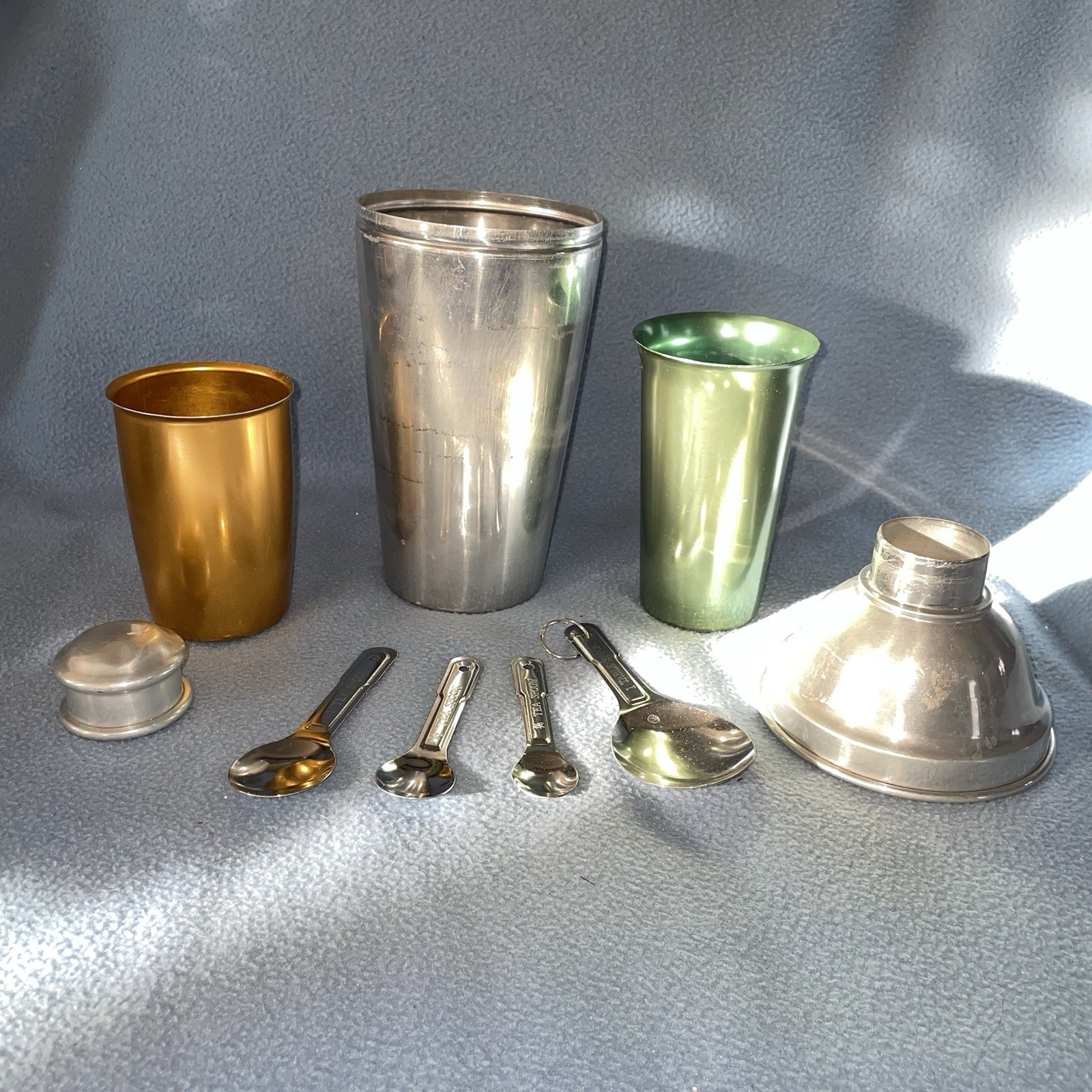 VTG Cocktail Shaker Party Drink Mixer Extra Large Aluminum USA Margarita Vodka