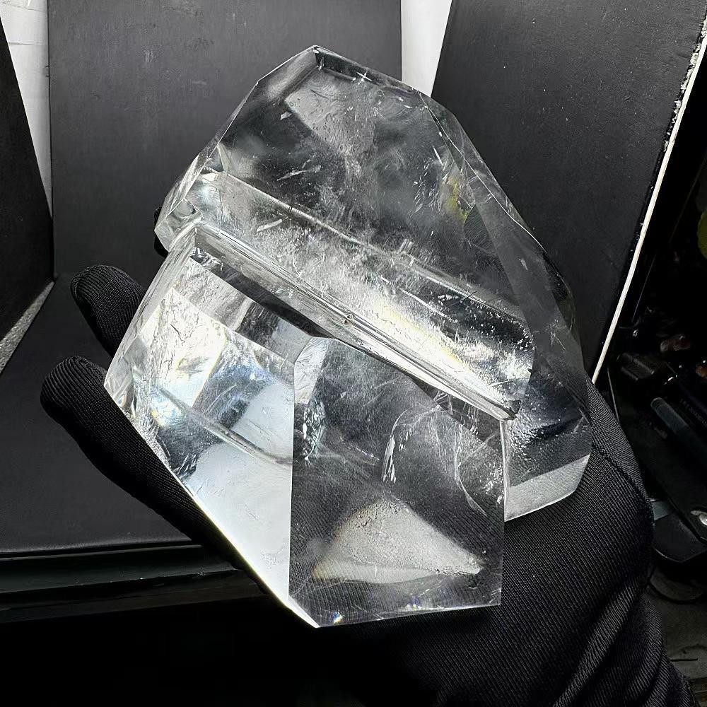 2.14LB Natural White Quartz Freeform Energy Crystal Reiki Healing Decor