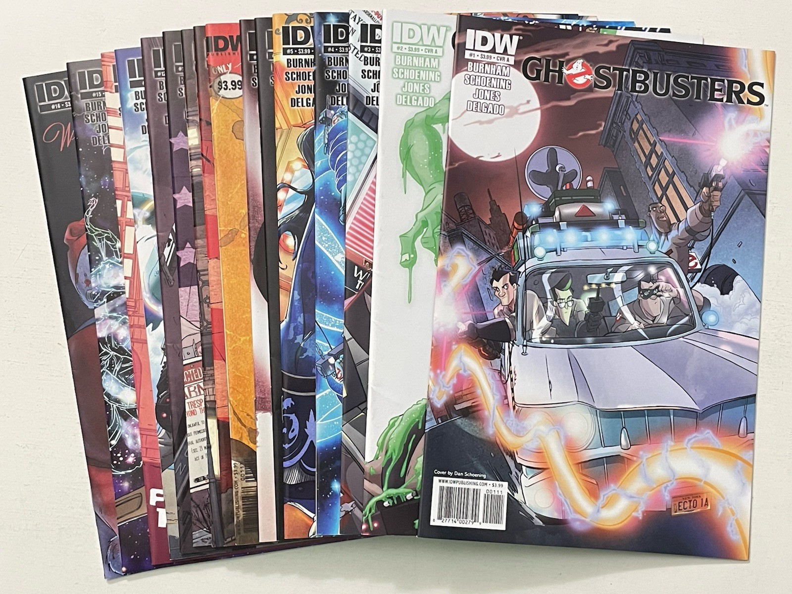 IDW Comics GHOSTBUSTERS (Volume 1) COMPLETE SET # 1-16 VF/NM 2011