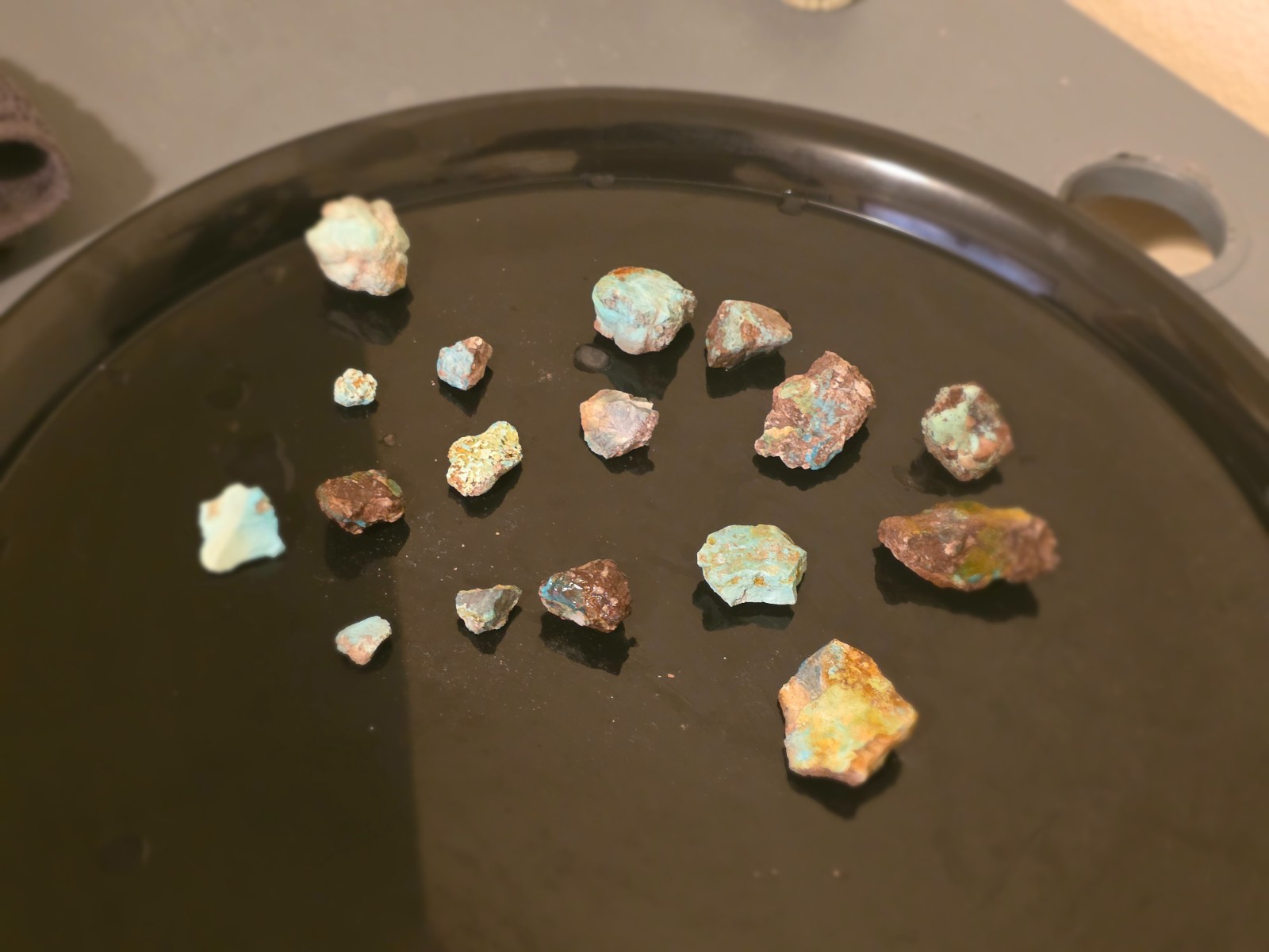 200 grams RARE Natural Bisbee Arizona Turquoise Rough Nuggets Half Pound
