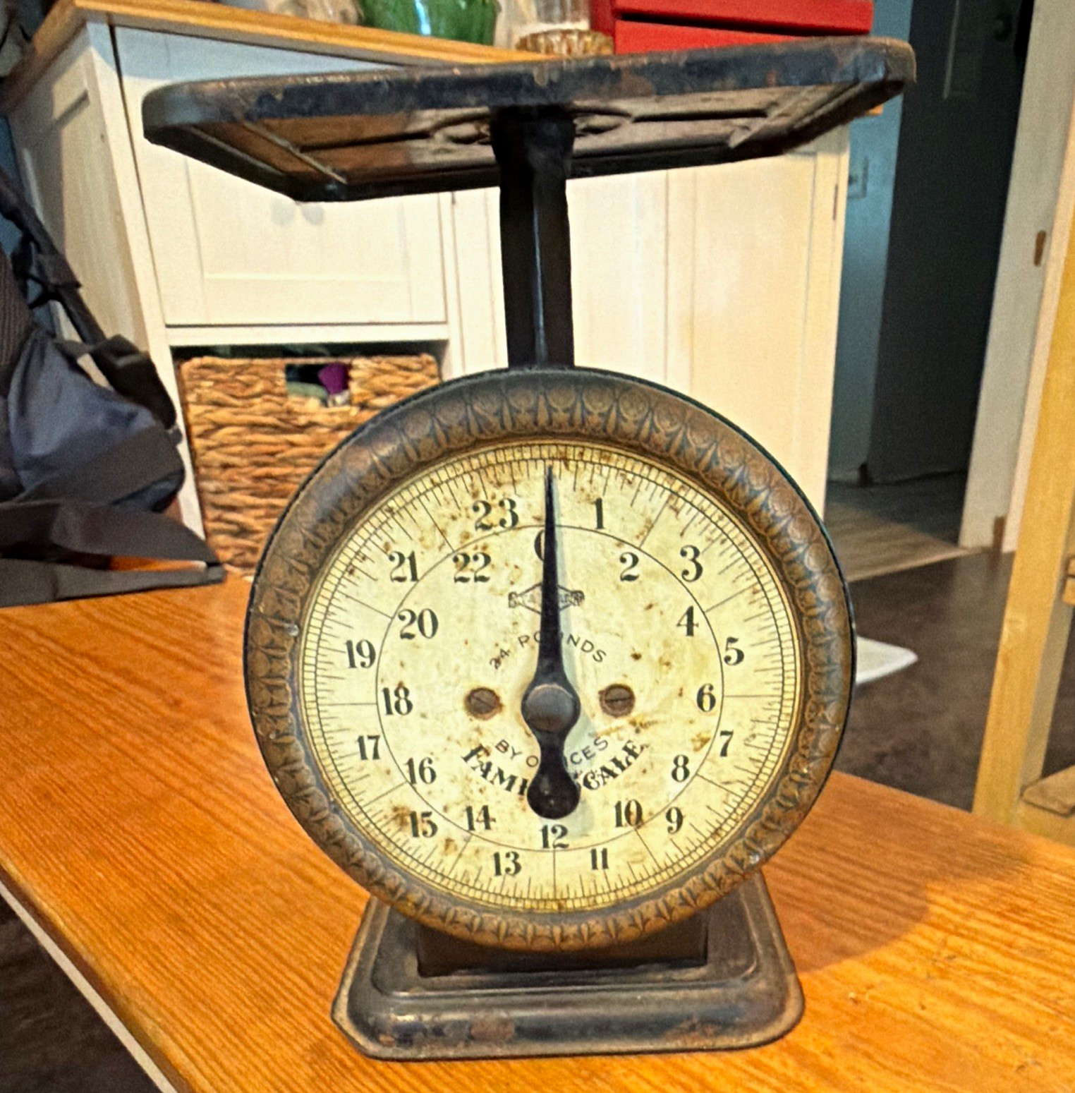 Standard 24 lb Vintage Mechanical Dial Countertop Scale w/ Top Platform