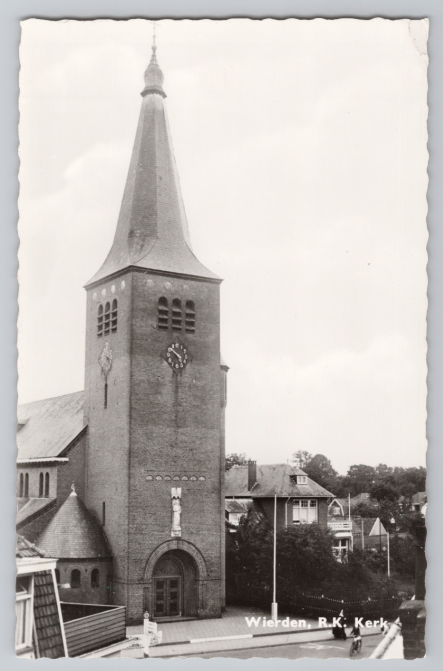 Wierden R.K. Kerk Roman Catholic Church Netherlands Vintage RPPC Postcard