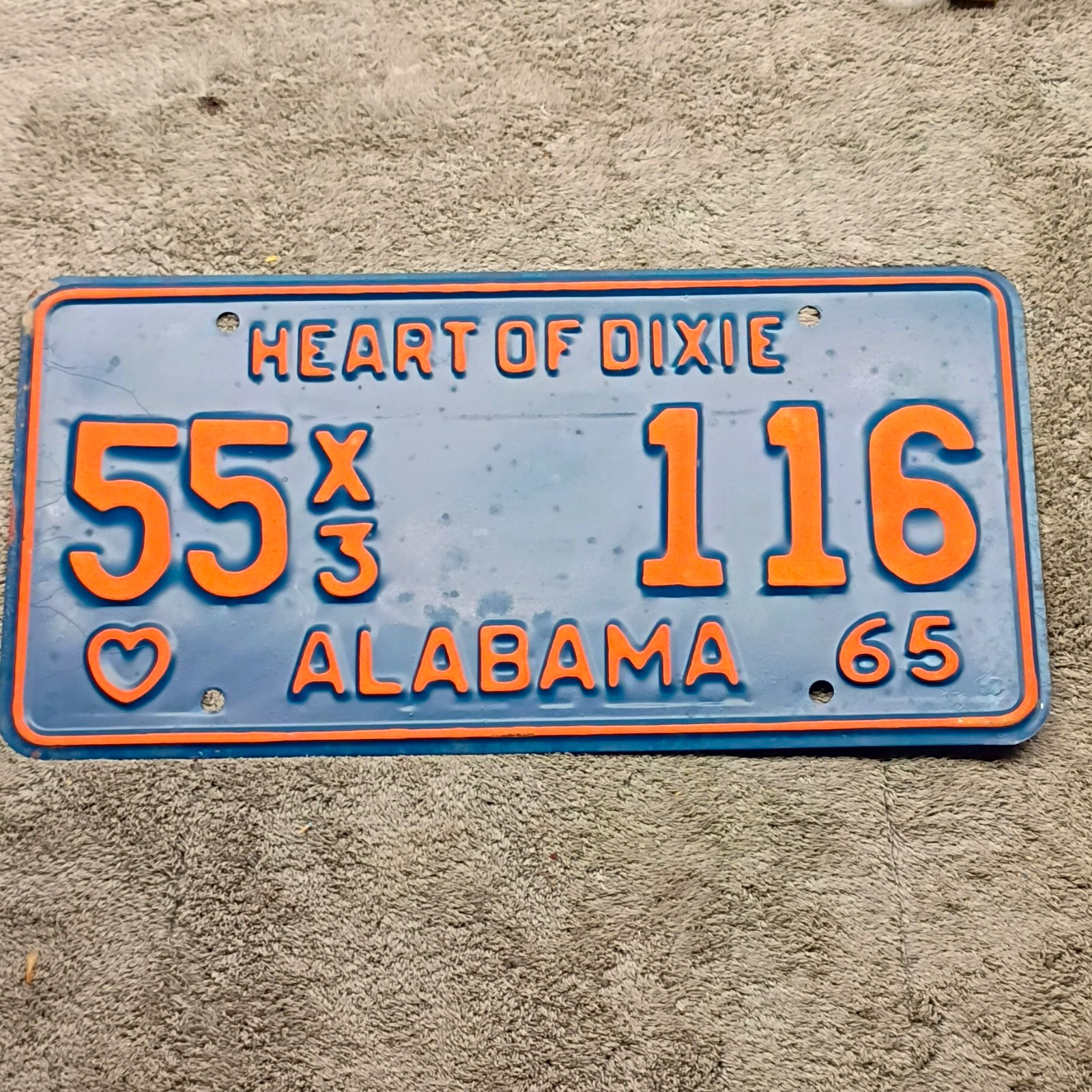 Vintage 1965 Alabama \