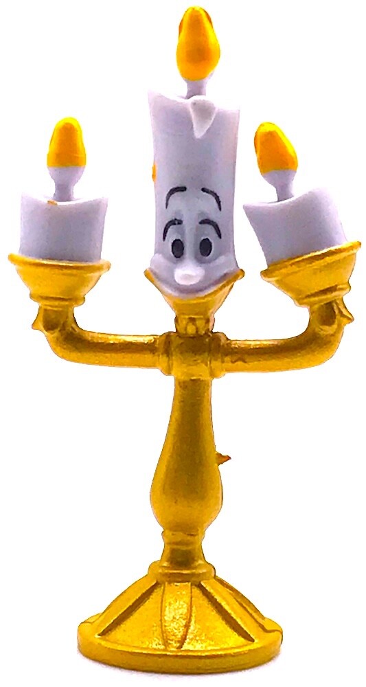 LUMIERE Disney BEAUTY AND THE BEAST Movie PVC TOY Playset Figure 2\