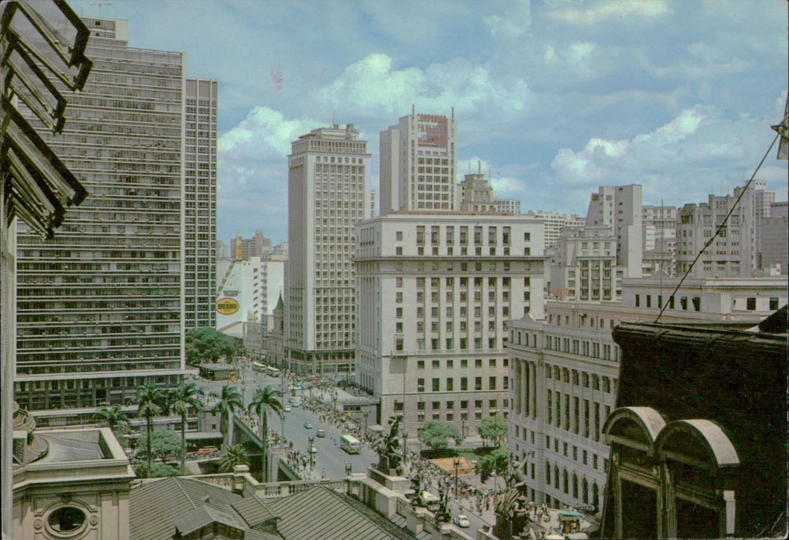 Brasilcolor Postcard Sao Paulo Viaduto do Chá (Tea Viaduct) No.35 Brasilcolor Postcard Sao Paulo Viaduto do Chá (Tea Viaduct) No.35
