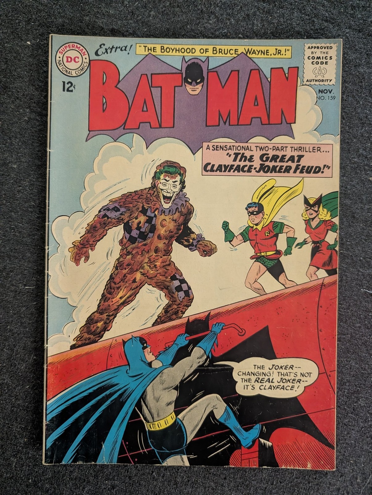 Batman #159 (DC Comics 1963) FN+ approx 6.5