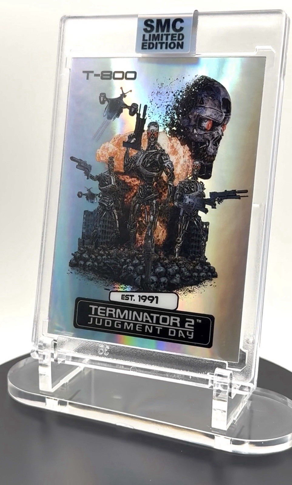 SMC Terminator 2 T-800 Endoskeleton Silver Limited Edition Card #8 2024