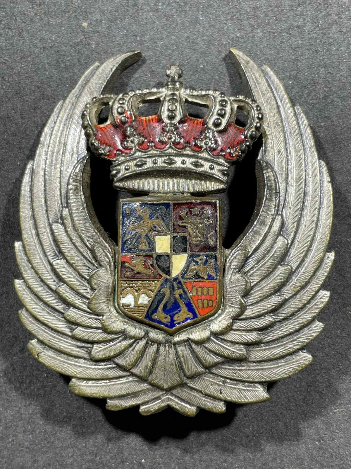 ORIGINAL - WW2 WWII Army Military Royal Romanian Air Force Pilot Observer Badge
