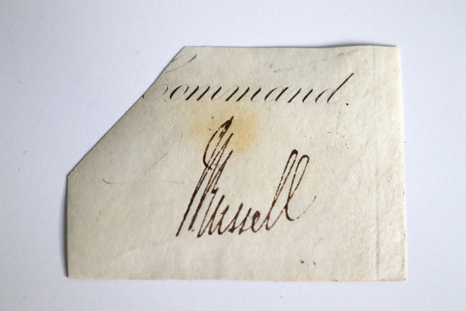 John Russell 1st Earl Russell UK Prime Minister UK (1792-1878) Signed Autograph