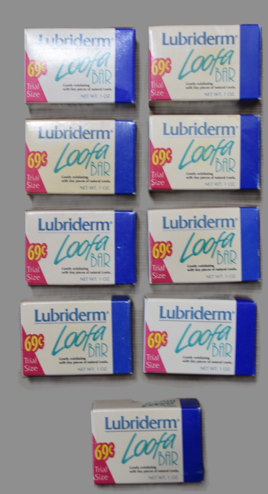 Rare 1992 VTG Lubriderm Loofa Bar -1oz. Complexion Body Exfoliation DISCONTINUED
