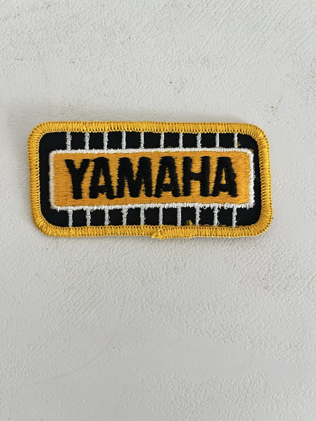 VINTAGE YAMAHA RACING EMBROIDERED IRON-ON SEW-ON PATCH NOS 3.5” Wide