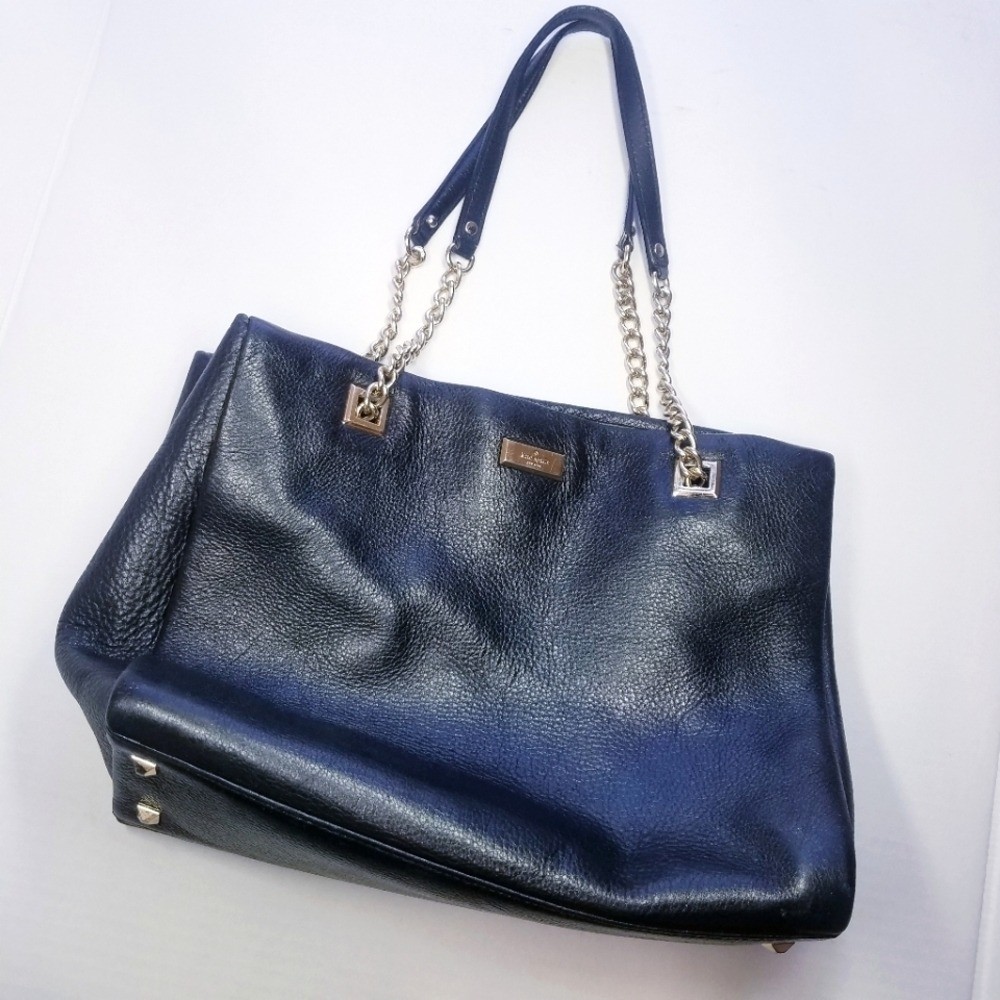🌸 Kate Spade | Black Leather Medium Sized bag