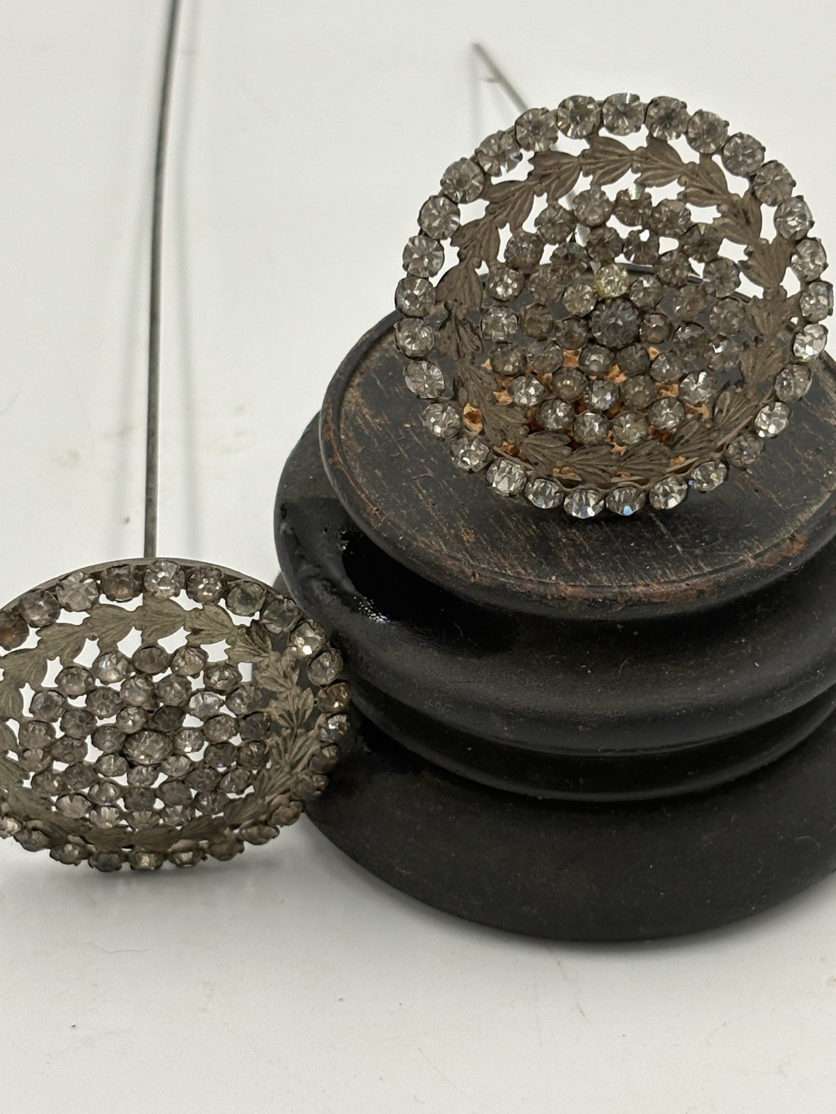 FABULOUS PAIR OF ANTIQUE  HAT PINS  (430)