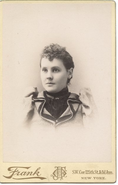 Cabinet Photo - New York Young Lady - Frank Studio