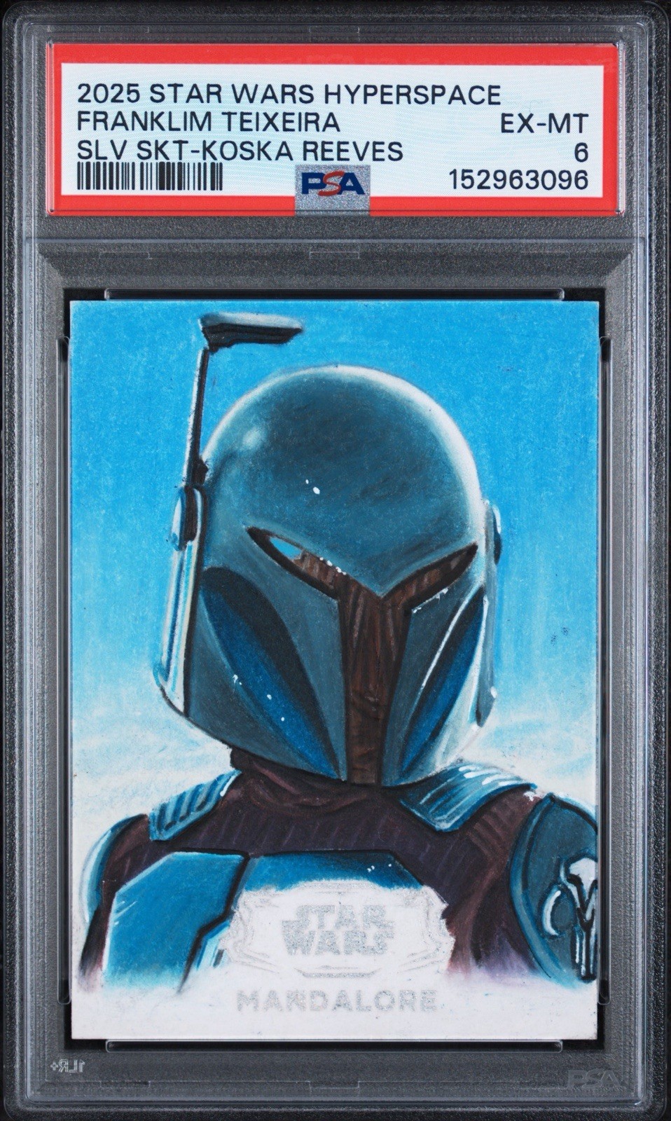 2025 Topps Star Wars Hyperspace Koska Reeves Sketch Card By Franklim Teixeira