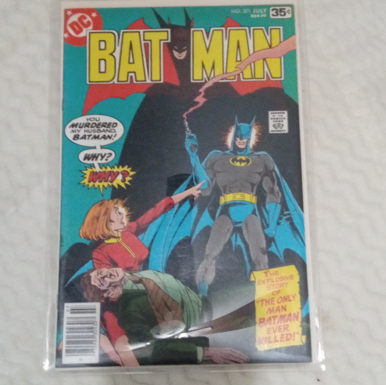 DC Comics Batman #301 (1978) Englehart Simonson The Only Man Batman Ever Killed