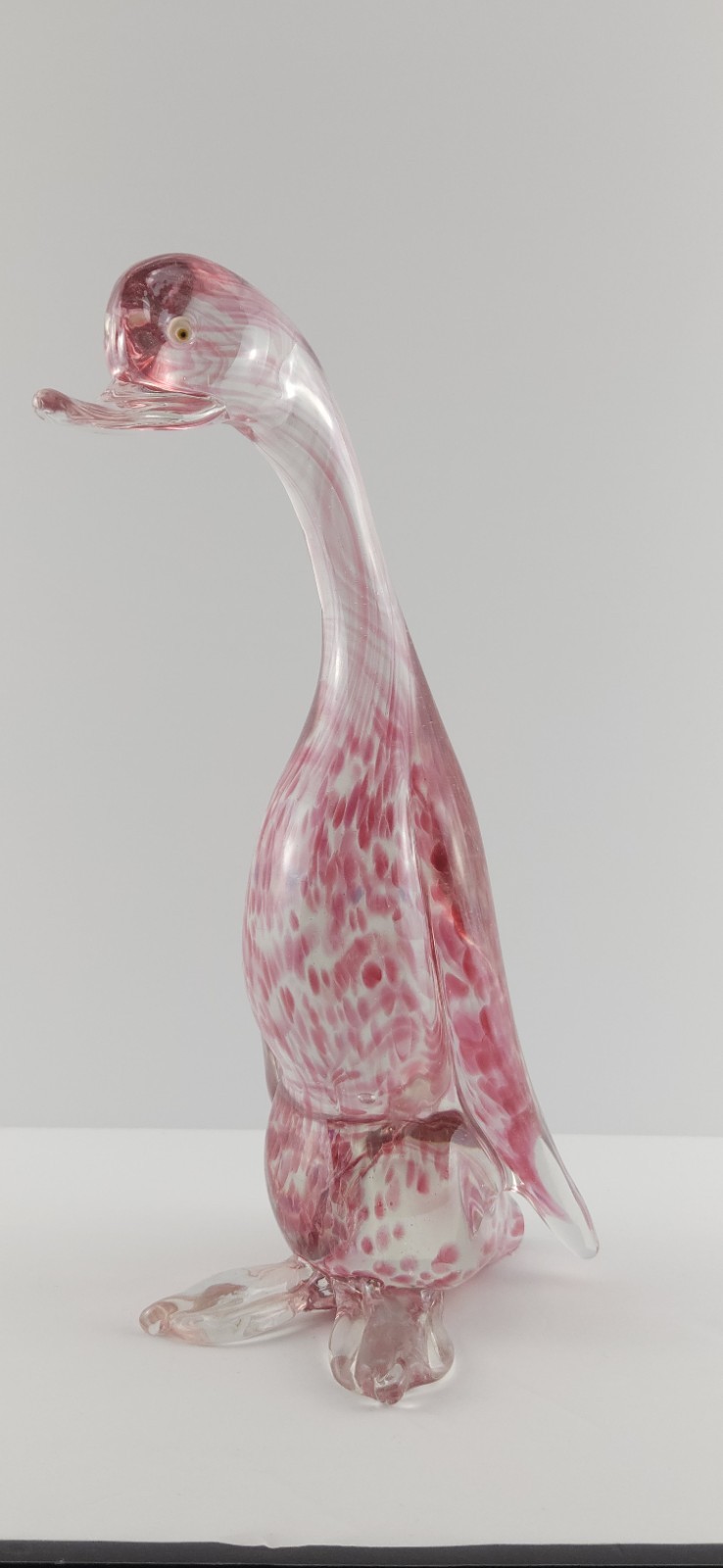 Murano glass duck #2704 dino martens  Aureliano Toso  *repair* OBO 