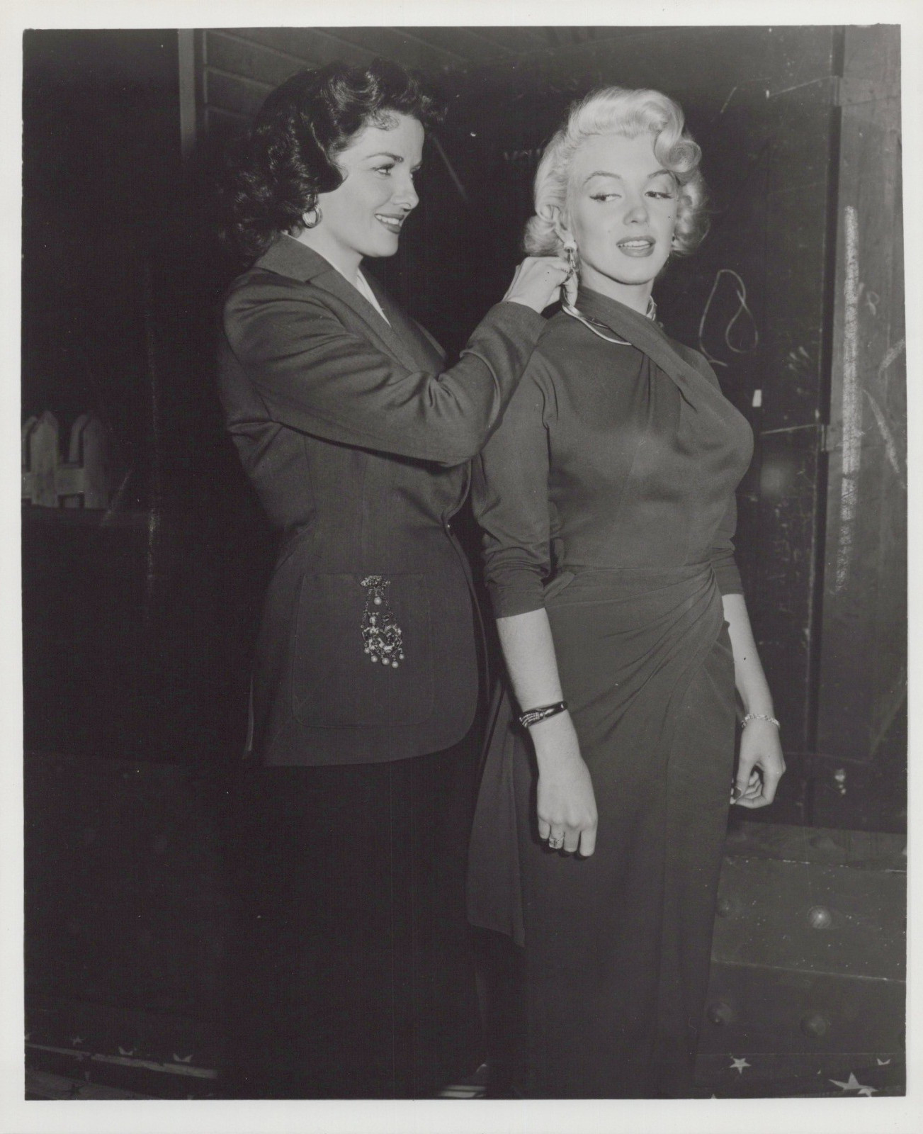 HOLLYWOOD BEAUTY MARILYN MONROE SEDUCTIVE POSE 1960s PORTRAIT VINTAGE PHOTO 538