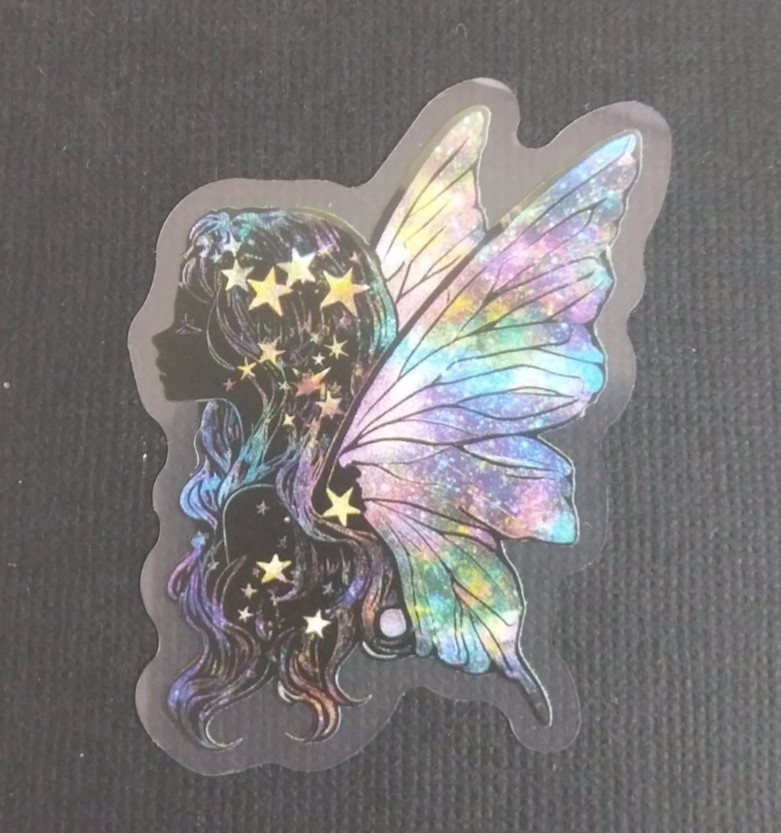 Star Covered Fairy Transparent Sticker 2.25\ Star Covered Fairy Transparent Sticker 2.25\