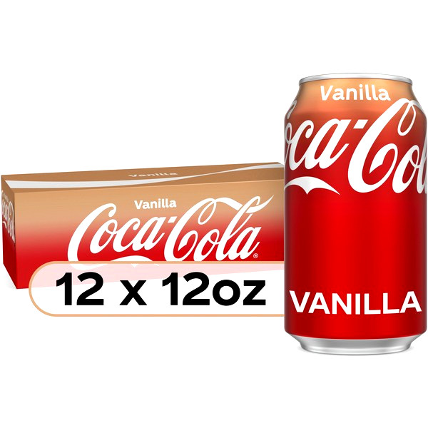 🥤 Coca-Cola Vanilla Soda 12 Pack 12 fl oz Cans 🚚 