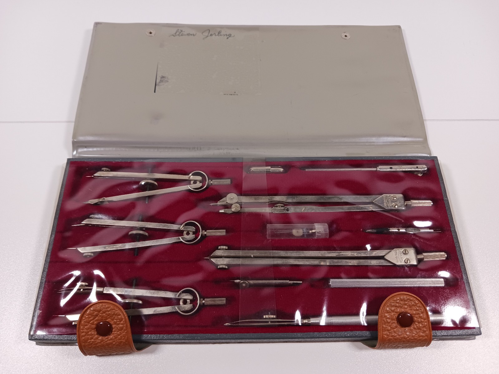Vintage TACRO German Drafting Set 2330 in Original Case