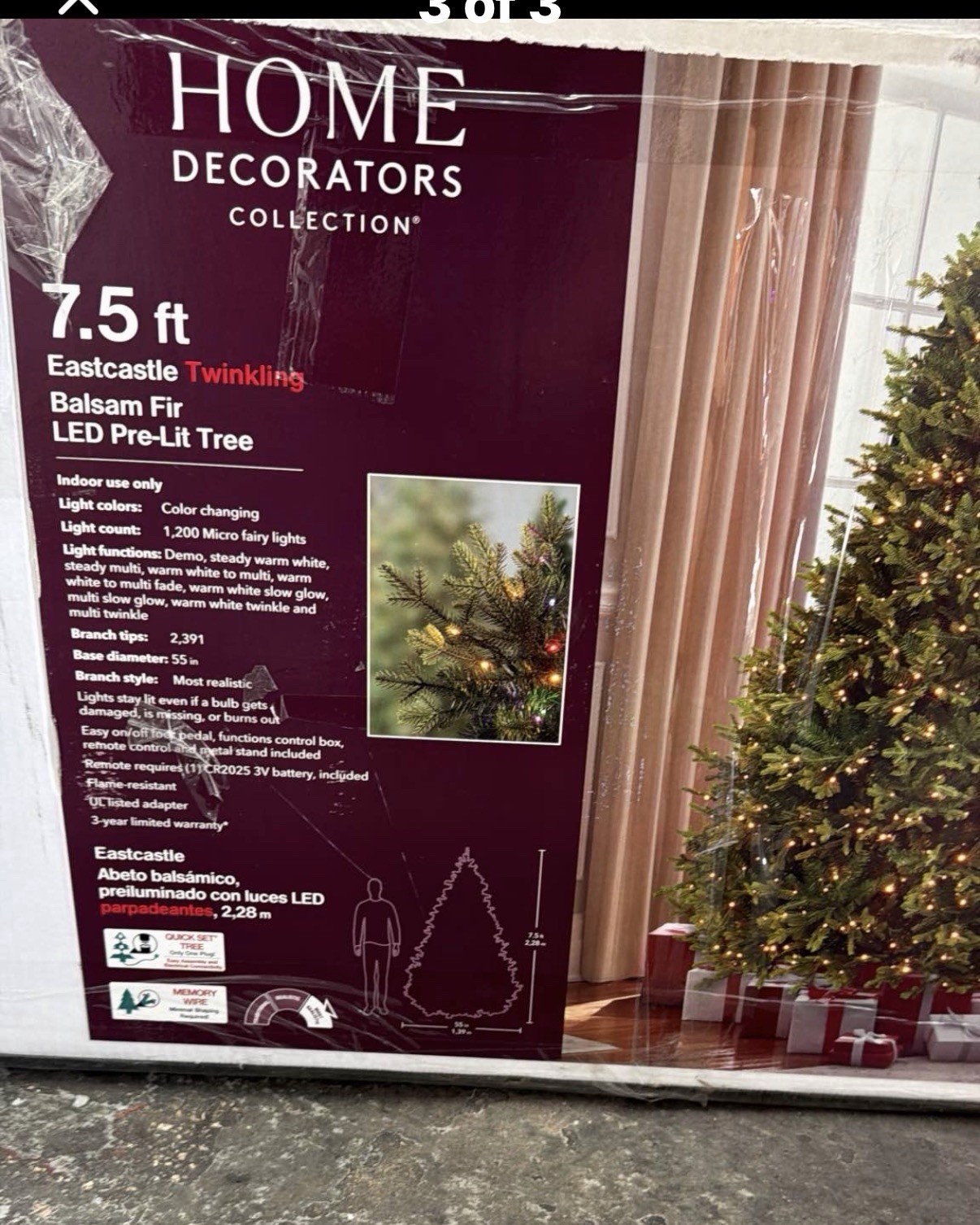 Eastcastle Chrismas 7.5 Ft