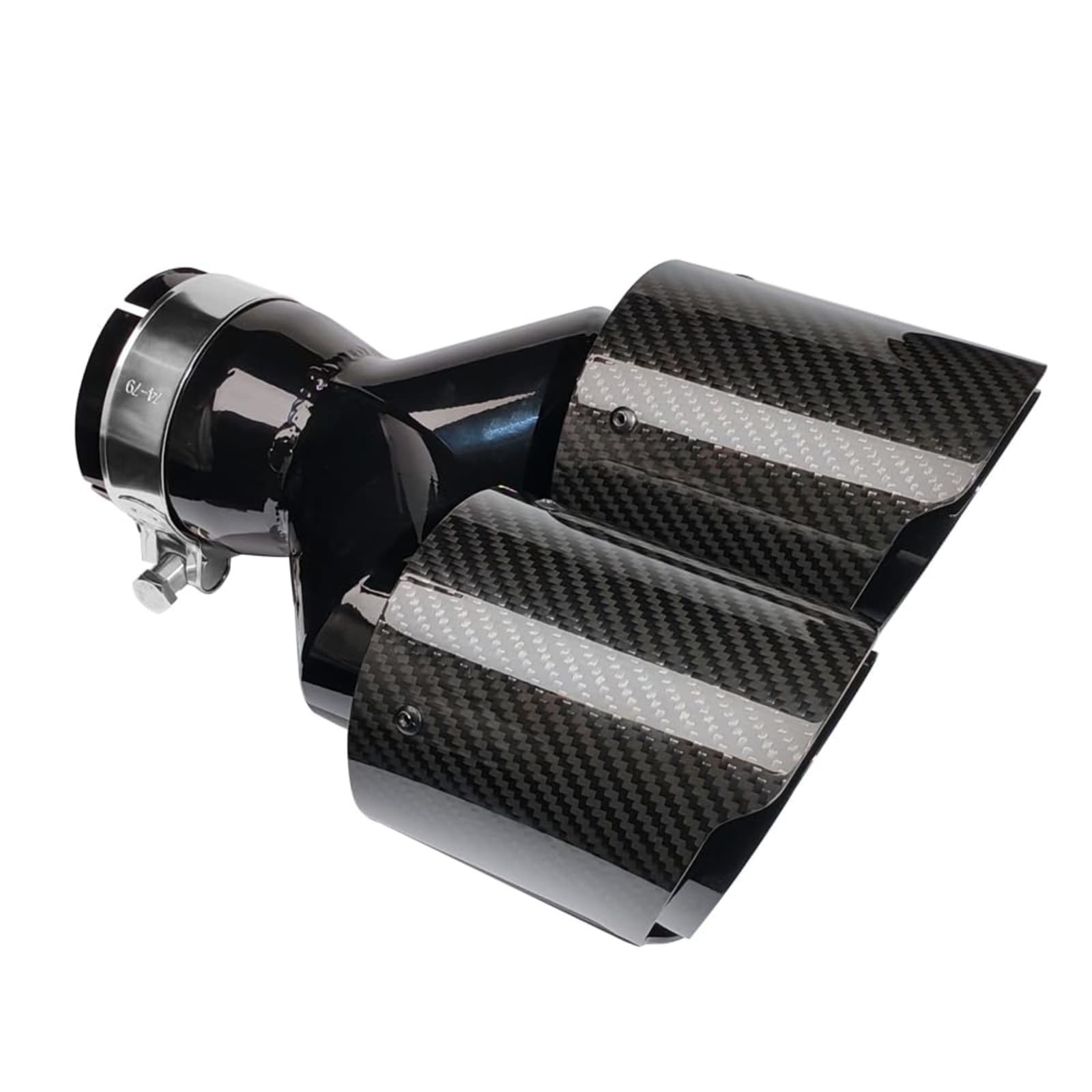 Universal Dual Carbon Fiber Exhaust Tip 3\