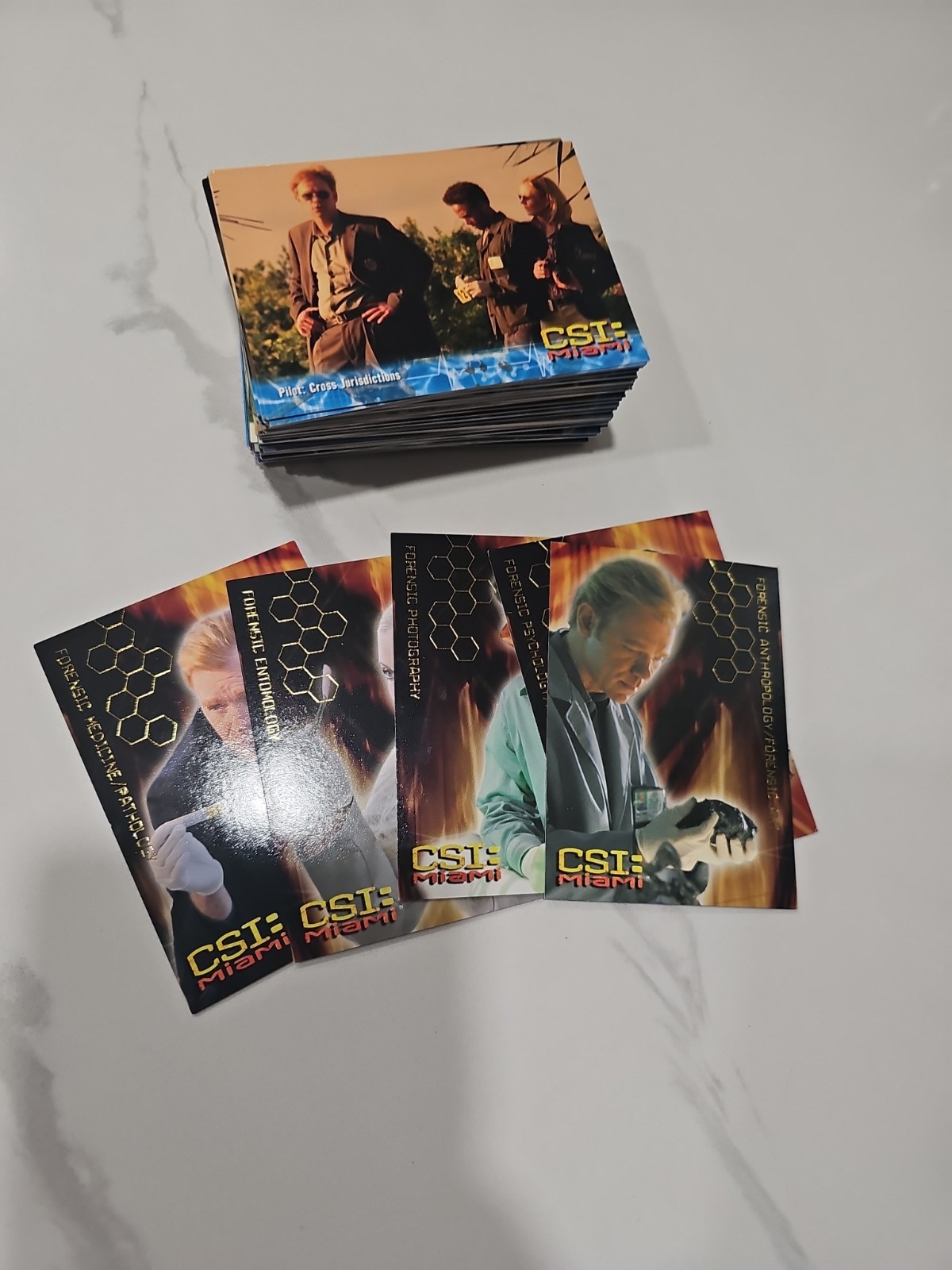 CSI Miami Series 1 2004 Strictly Ink Complete Base Card Set of 100 TV W/ INSERTS