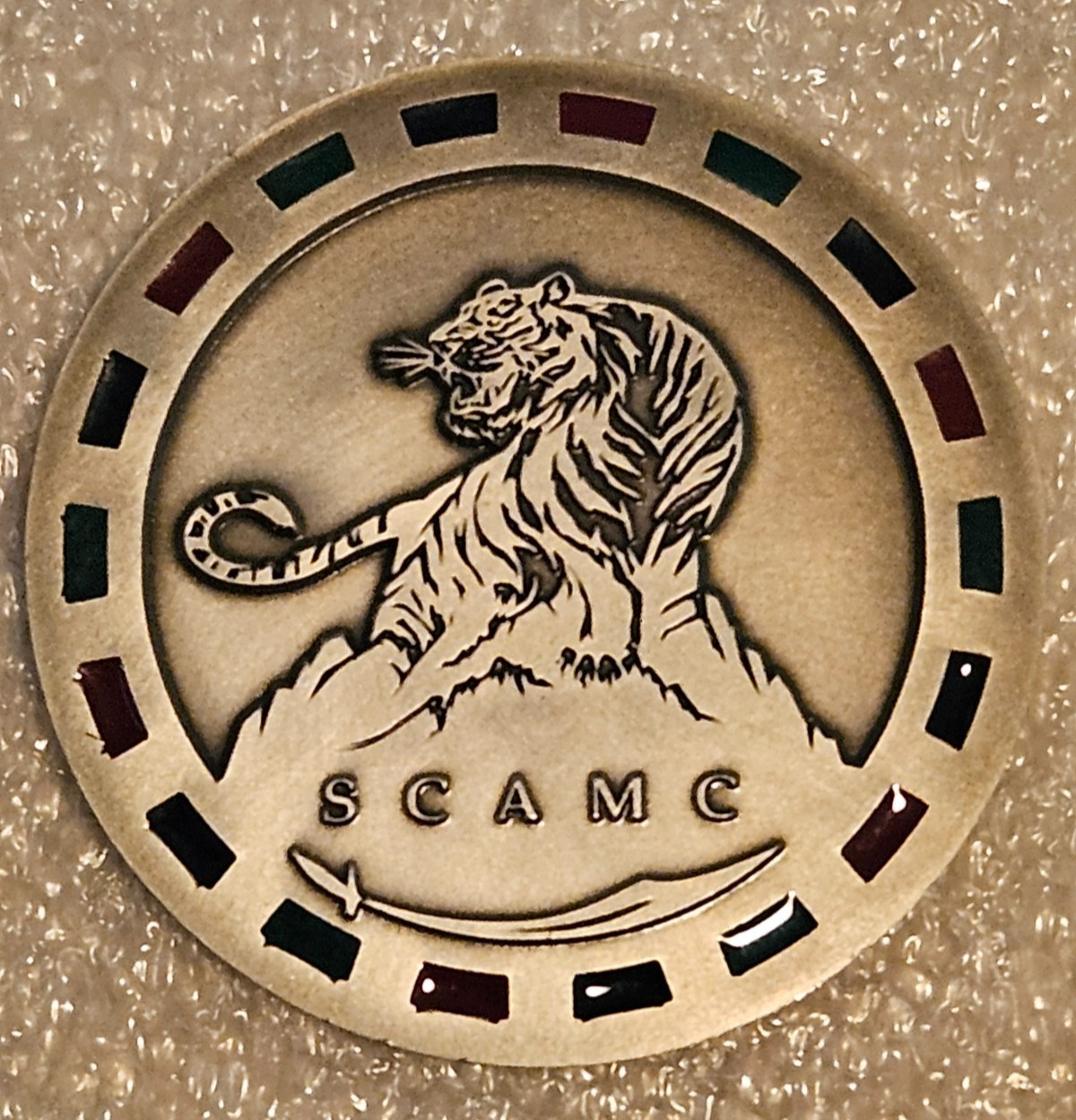 South and Central Asia Mission Center Division Challenge Coin 2021 44mm Rare