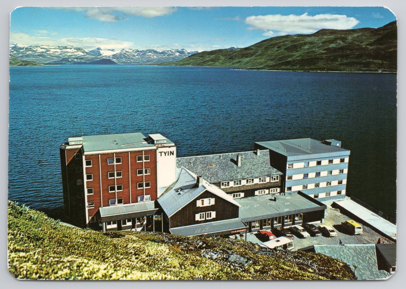Tyin Hoyfjellshotell Lake Resort Jotunheimen Mountains Norway Postcard