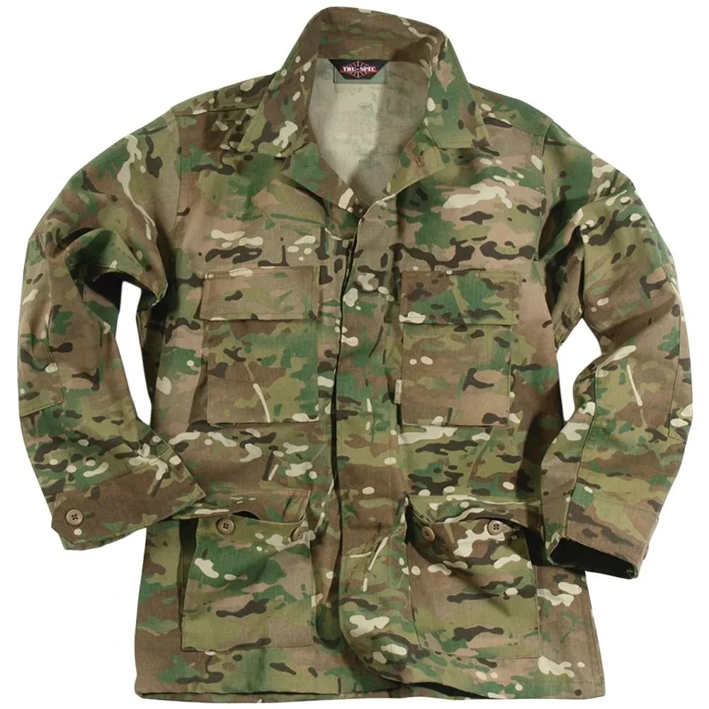 Tru-Spec BDU Shirt 50/50 Nyco Ripstop MULTICAM Camo MEDIUM REGULAR - BRAND NEW Tru-Spec BDU Shirt 50/50 Nyco Ripstop MULTICAM Camo MEDIUM REGULAR - BRAND NEW