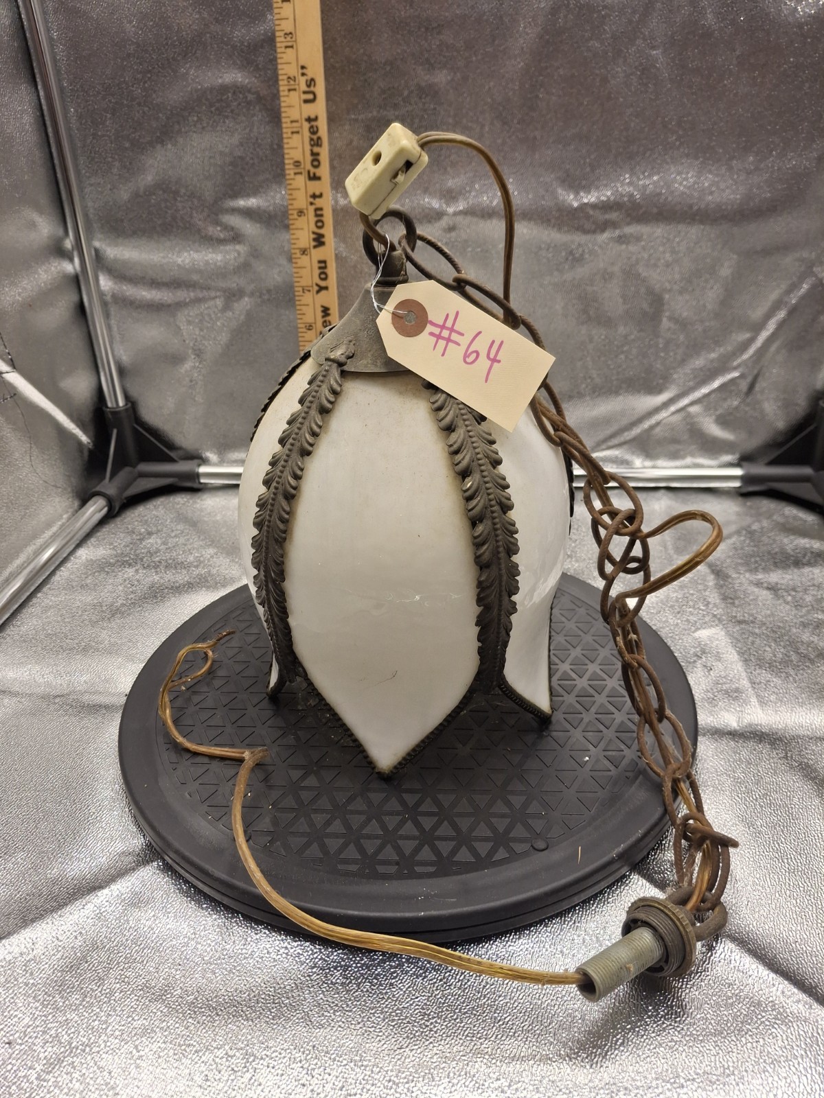 Antique vintage tulip shade light #64