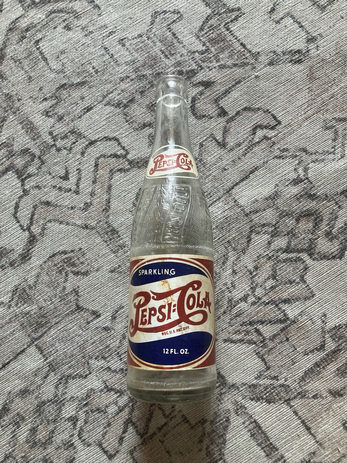 VINTAGE SPARKLING PEPSI-COLA BOTTLE - COLUMBIA SOUTH CAROLINA 1947