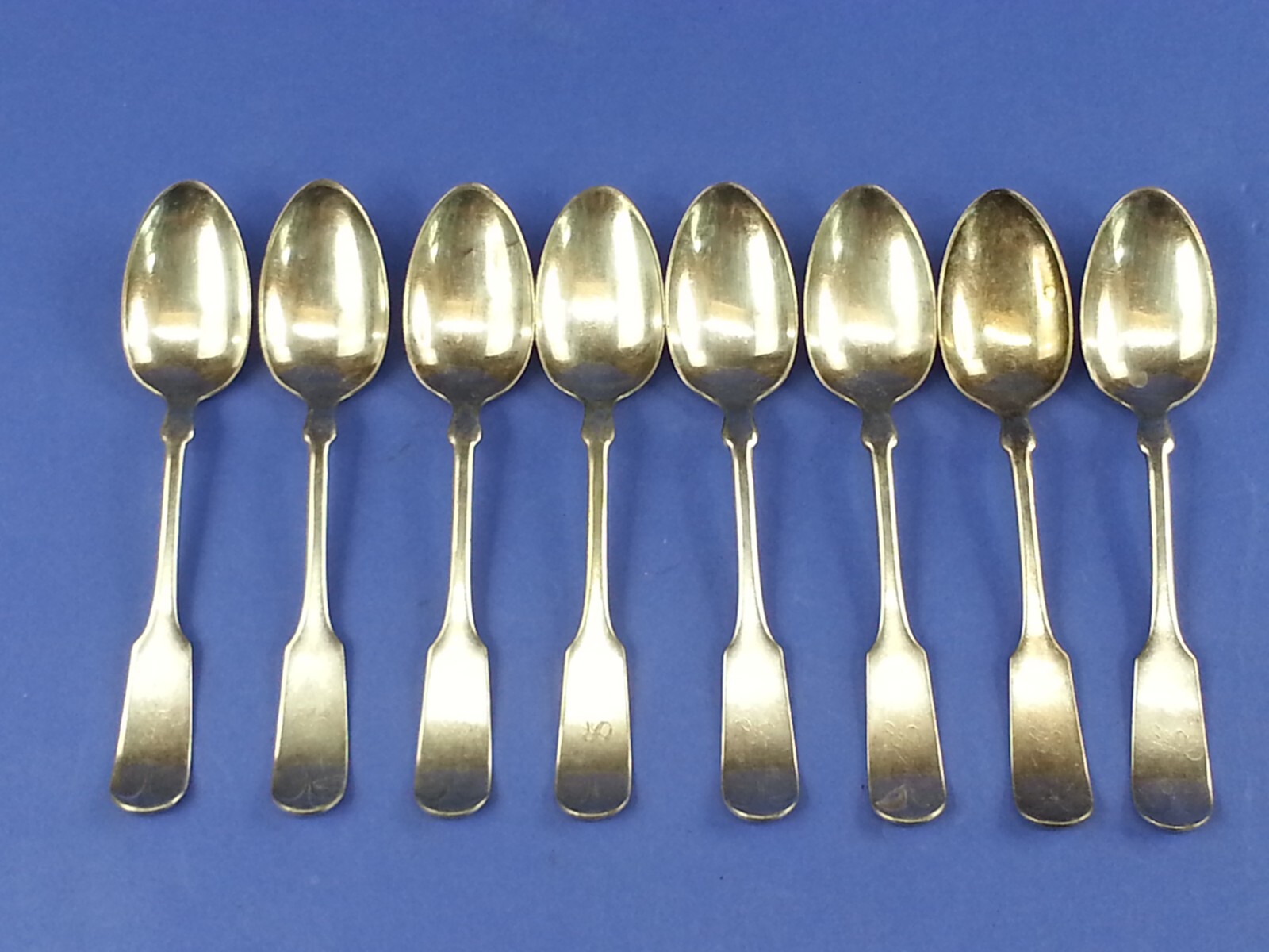 Antique 8pc Rogers & Brothers A1 Small Spoon 5.25 Inch Monogramed \