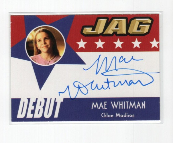 JAG Premiere Edition TK Legacy 2006 Auto Autograph D25 Mae Whitman