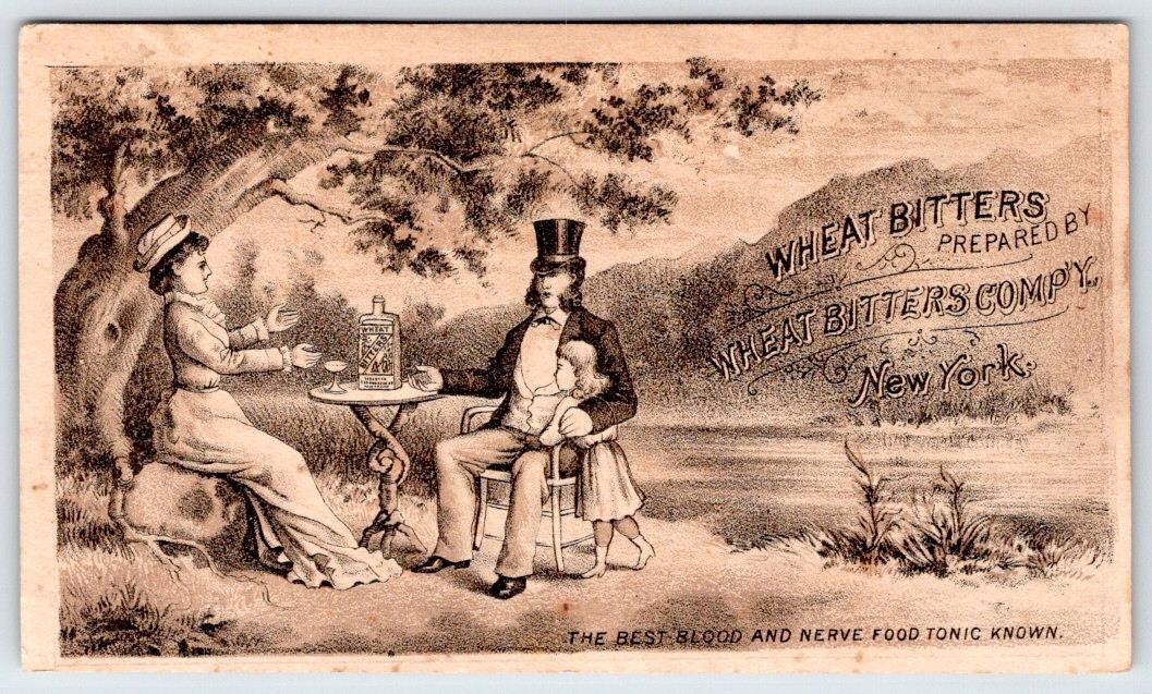 WHEAT BITTERS COMPANY NEW YORK*WOMEN\'S DISEASES*QUACK MEDICINE*NERVE FOOD TONIC