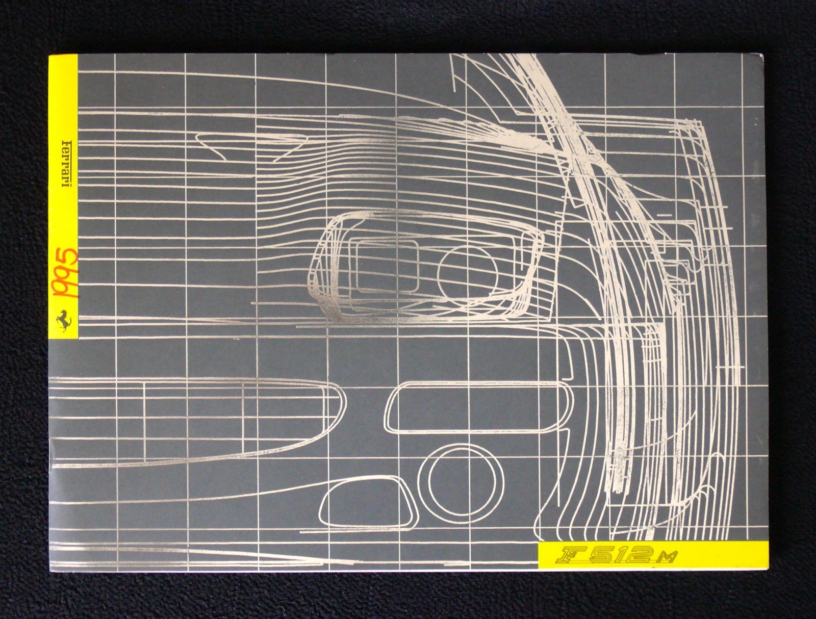 1995 FERRARI F512 M Brochure Prospekt US Version #905/94 Testarossa Pininfarina