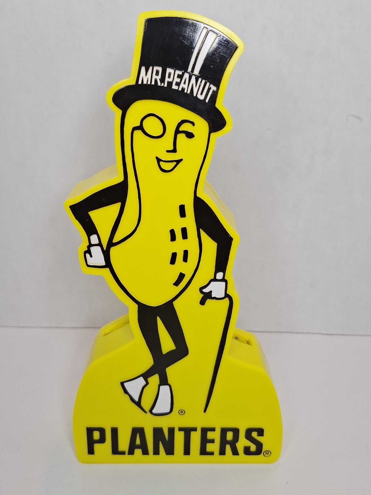 Vintage 1970's Planters Mr. Peanut Transistor Radio Works
