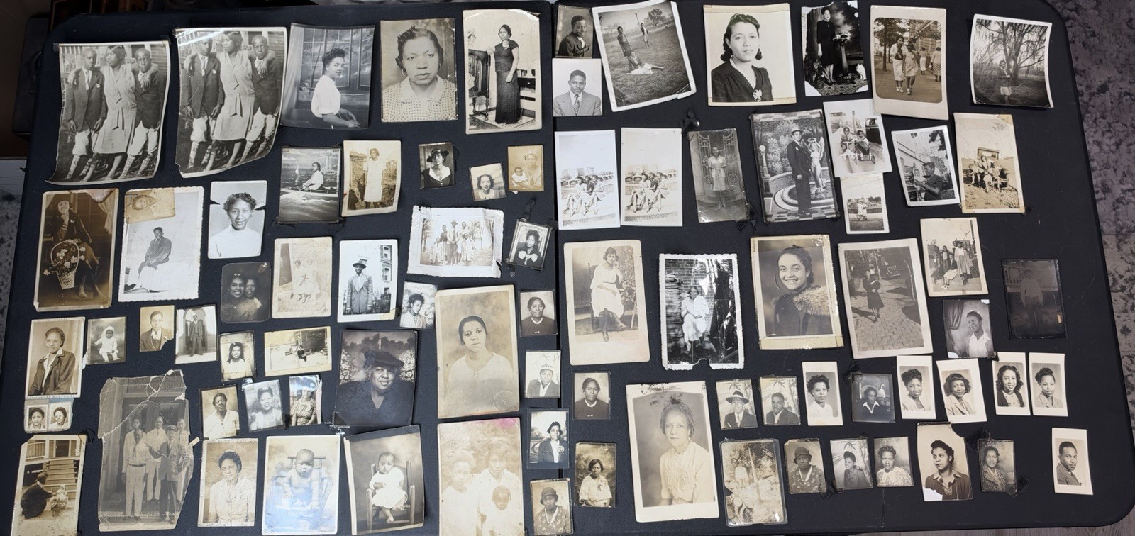 Vintage African American Family Photos Original Portraits & Snapshots Lot