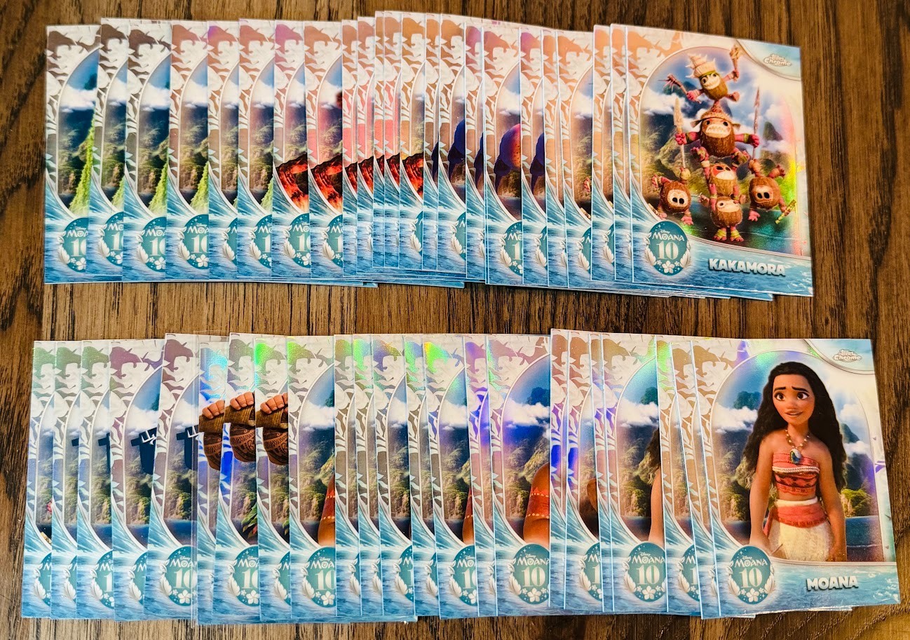 2026 Topps Chrome Disney - Complete Your Set - Moana 10th Anniversary Insert-PYC