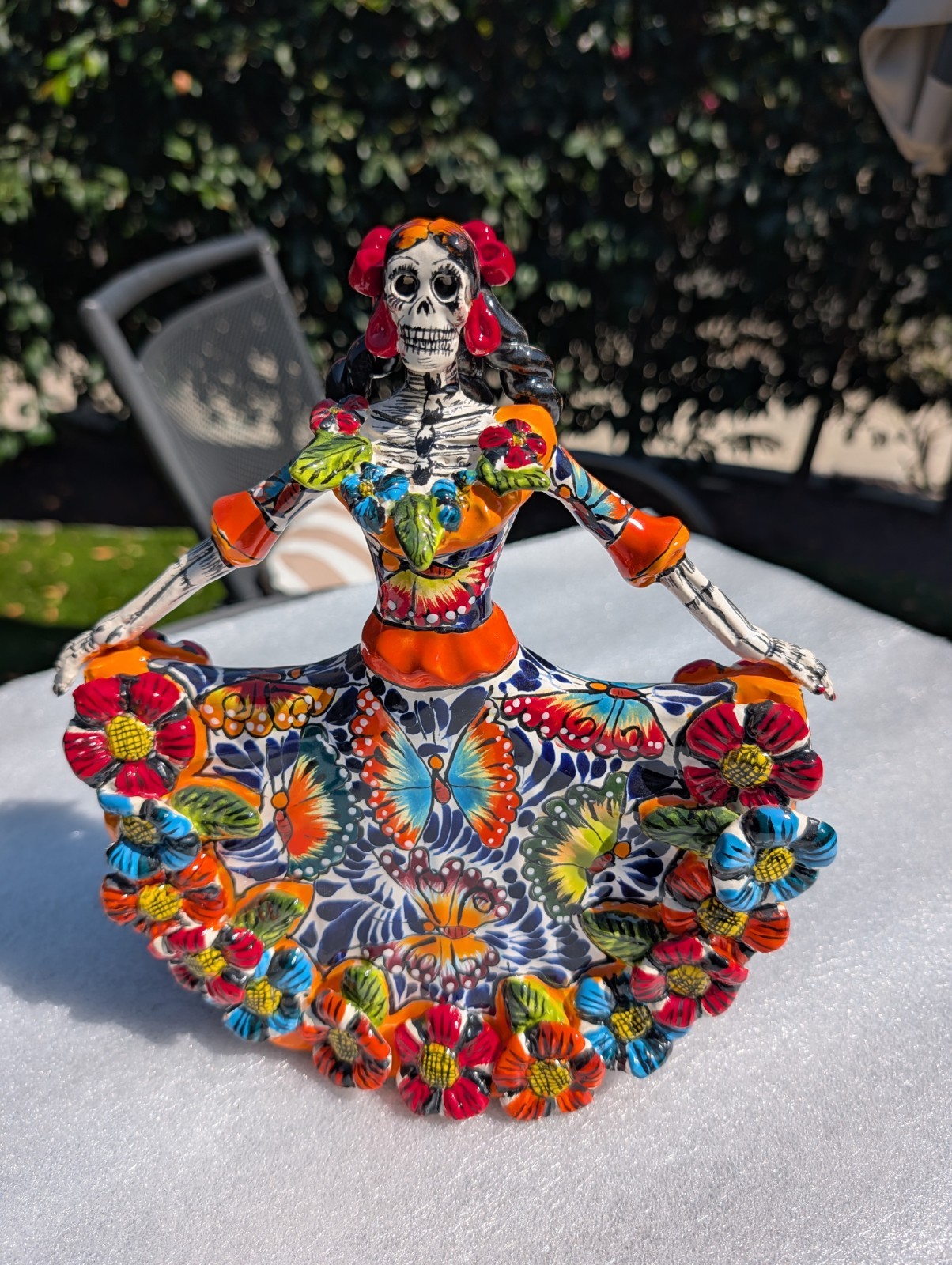 Talavera, Dancer, Day of Dead by Mexican Artist Gerardo Garcia, decor 11\