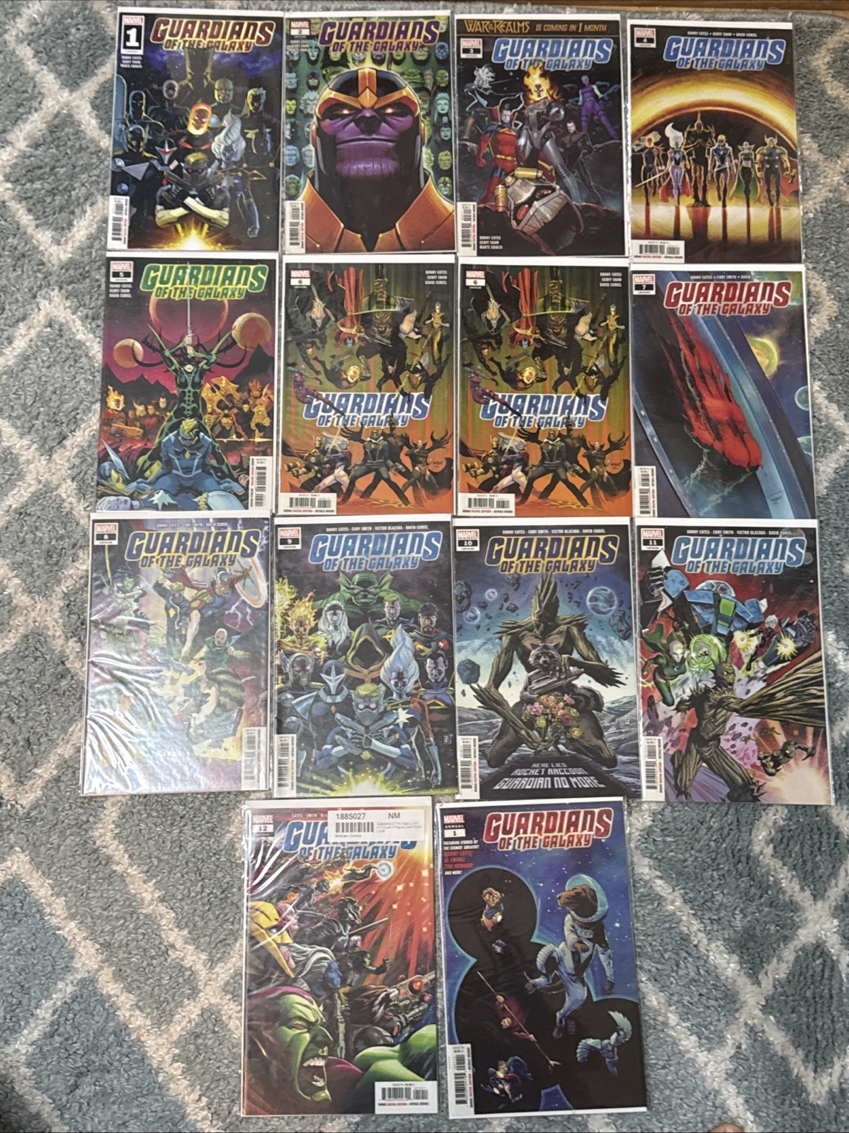 Guardians Of The Galaxy #1-12 + Annual #1 (Marvel, 2019) High Grade, NM D. Cates