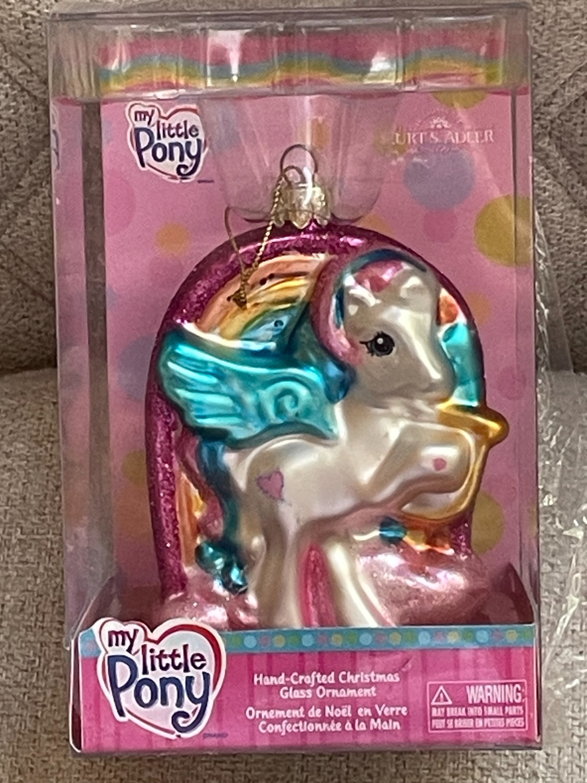 RARE 2007 MY LITTLE PONY KURT ADLER STAR CATCHER HAND CRAFTED GLASS ORNAMENT NEW RARE 2007 MY LITTLE PONY KURT ADLER STAR CATCHER HAND CRAFTED GLASS ORNAMENT NEW