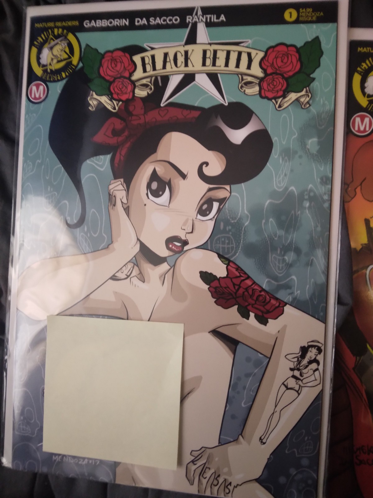 Black Betty #1 Risque Dan Mendoza Variant Action Lab Comics